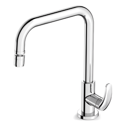 Torneira de Mesa para Cozinha com Bica Móvel 90° e Arejador Articulado Nexo Metal Cromado - Roca - 1