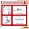 Torneira de Mesa para Cozinha com Bica Móvel 90° e Arejador Articulado Nexo Metal Cromado - Roca - 3