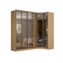 Ver imagem 2 de Roupeiro Modulado Ravi Mdf 243,5x232,2cm 6 Portas Reflecta Olmo 1110
