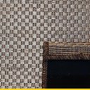 Ver imagem 4 de Tapete Retangular 133 X 190 Cm Quarto Sala Nature Eco Moldura Boucle Marrom - Clicklar