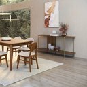 Ver imagem 7 de Aparador Sólis - Largura: 160 cm - Cor: Avelã - Metal: Dourado