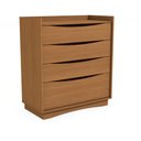 Ver imagem 1 de Cômoda 3 Gavetas e 1 Gavetão 101x91x45cm:Canela