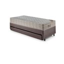 Ver mais imagens de Bicama Box Solteiro Corino Linho 96x203x28 cm com Colchão Airtech Ortobom Molas Ensacadas