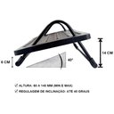 Ver imagem 3 de Apoio Ergonômico Pés com Regulagem Base Suporte Descanso