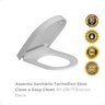 Assento Sanitário Termofixo Slow Close e Easy Clean Ap.236.17 Branco Deca - 2