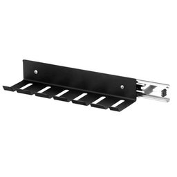 Suporte Porta 6 Espetos Deslizante de Churrasco Preto com Corrediça para Móvel Schmitt - 1