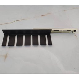 Suporte Porta 6 Espetos Deslizante de Churrasco Preto com Corrediça para Móvel Schmitt - 2