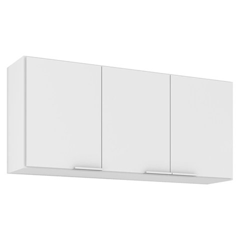 Armário de Cozinha Aéreo 120cm Pérola Z34 Branco - Mpozenato