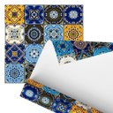 Ver imagem 3 de Papel de Parede Adesivo Azulejo Arabesco Variado 2,80m
