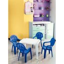 Ver imagem 2 de Mesa Tramontina Infantil Dona Chica em Polipropileno Azul