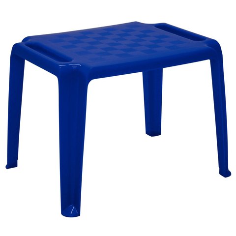 Mesa Tramontina Infantil Dona Chica em Polipropileno Azul