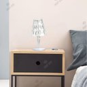 Ver imagem 5 de Luminária Abajur Cristal Led Rgb Usb com Controle Remoto