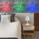 Ver mais imagens de Luminária Abajur Cristal Led Rgb Usb com Controle Remoto