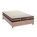 Ver imagem 1 de Cama Box Casal: Colchão Ortopédico Probel Guarda Costas Extra Firme + Base CRC Suede Clean(138x188