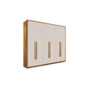 Ver imagem 1 de Guarda Roupa Casal 6 Portas 6 Gavetas 100% Mdf Anápolis Montagem Inteligente - Valverde: Cinamomo/of