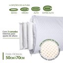 Ver imagem 3 de Travesseiro Altura Regulavel Latex 50x70x10-20cm Duoflex