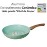 Frigideira Antiaderente Revestimento Cerâmica 22cm Sahara Chama Verde - Casambiente - 3