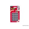 Feltro 3m Anti-risco Redondo Preto B M 12pcs Blister - 1