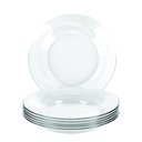 Ver imagem 4 de Kit Jogo Prato Fundo Sopa Transparente 10 Peças 22,5cm