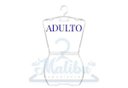 Ver imagem 2 de 20 Cabides Silhueta Acrílico Transparente Adulto com Cavas