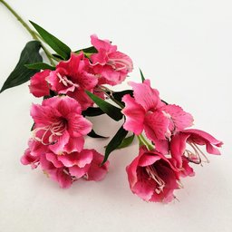 Astromelia Rosa 60x20cm Planta Artificial Flor Permanente - 5