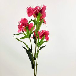 Astromelia Rosa 60x20cm Planta Artificial Flor Permanente - 4