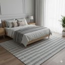 Ver imagem 2 de Tapete Sala Quarto Lavavel Luxo Antiderrapante 200x140 Artesanal Petro