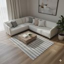 Ver imagem 3 de Tapete Sala Quarto Lavavel Luxo Antiderrapante 200x140 Artesanal Petro
