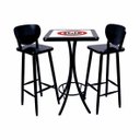 Ver imagem 1 de Jogo Mesa Quadrada Alto 60 X 60 Cm para Cozinha Duff 2 Lugares