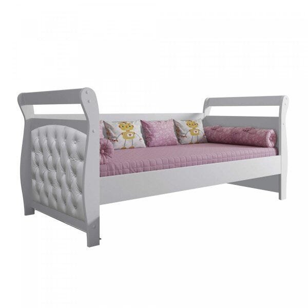 Cama Infantil Babá Capitonê Tigus Baby - 2