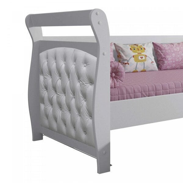 Cama Infantil Babá Capitonê Tigus Baby - 5