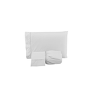 Ver imagem 1 de Jogo de Lençol Algodão Ponto Palito 400 Fios com Elástico King 3 Pçs - Branco