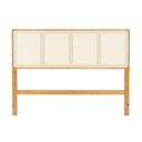 Ver imagem 2 de Cabeceira King em Madeira Maciça e Palha Natural Viena