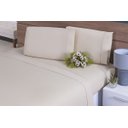 Ver imagem 1 de JOGO DE LENÇOL CASAL QUEEN SIZE 4 PEÇAS COLCHÃO ATÉ 35 CM DE ALTURA CAQUI