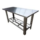 Ver imagem 1 de Mesa De Manuseamento Toda Inox 1,90x0,70 Baronesa Mod. Ch. Dobrada