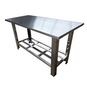 Mesa De Manuseamento Toda Inox 1,90x0,70 Baronesa Mod. Ch. Dobrada