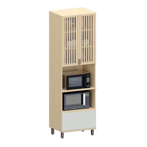 Torre Aura 70 cm 2 Pts 1 Gavetao 2 Nichos Luciane