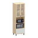 Ver imagem 1 de Torre Aura 70 cm 2 Pts 1 Gavetao 2 Nichos Luciane
