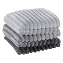 Ver imagem 1 de Cobertor Queen Fluffy Manta Flannel Ultrasoft - Grafito