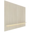 Ver imagem 5 de Painel E Rack Led Requinte 220 Off White Impressão Ripado 3D Cinza Gelius