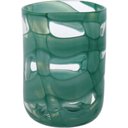 Ver imagem 1 de Vaso Decorativo Enfeite Casa Vidro 22x16x16cm Verde