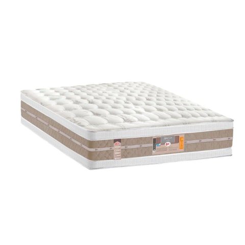 Colchão King Castor Molas Pocket Ensacadas Silver Star Air Double Face Euro Pillow (193x203x34) - 