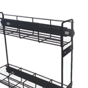 Ver imagem 3 de Porta Óleo Organizador de Cozinha Cor Preto Fosco