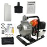Motobomba a Gasolina 1" Polegada Autoescorvante 2T 2,5HP Partida Manual Carbon Fak - 1