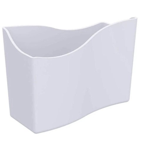 Kit 24 Suportes Porta Guardanapos de Papel Brancos 14cm Restaurante