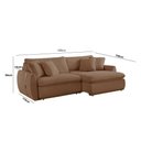 Ver imagem 2 de Sofá Cama 190 Cm Braço 15 Cm Retrátil e Reclinável Inova Meu Sofá Online