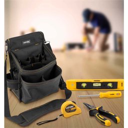 Bolsa para Ferramentas Vonder Plus Bl 0020 em Lona Reforçada com Alça Lateral - 2 Bolsa para Ferramentas Vonder Plus Bl 0020 em Lona Reforçada com Alça Lateral - 2