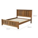Ver imagem 3 de Cama de Casal 172x213x121cm Sol 100% Madeira Maciça