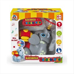 Elefante Interativo Infantil com Luzes, Sons, Spray e Movimento 360° - 5