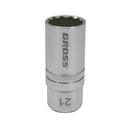 Ver imagem 1 de SOQUETE ESTRIADO MAGNETICO PARA VELA, 21 MM, ENCAIXE 1/2 //GROSS